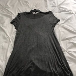 Gray T-shirt dress